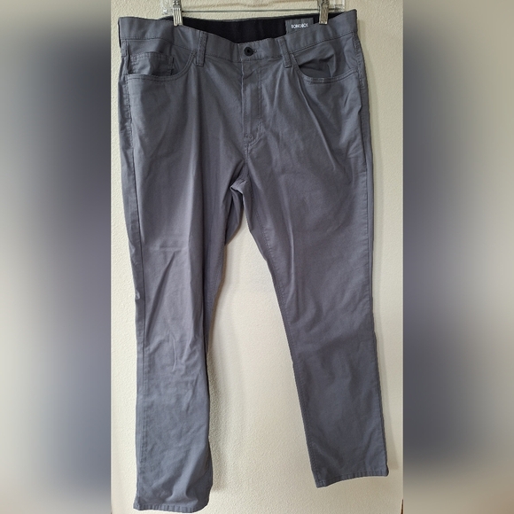 Bonobos Other - Bonobos Mens Tech 5 Pocket 3xDry Slim Fit Gray Pants Size 36x32